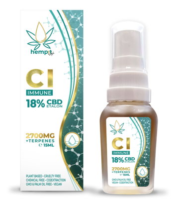 HEMP!TERP Immune - 18% CBD Oil with Terpenes